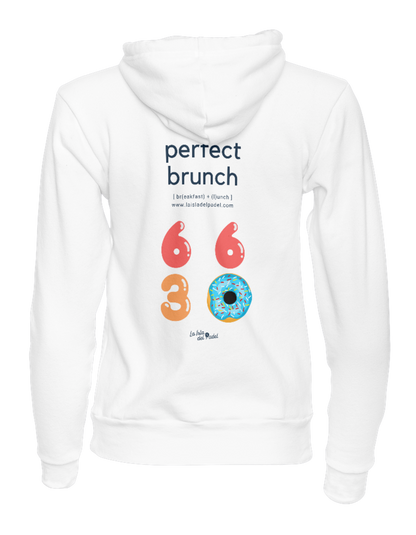 Hoodie Blanca - Perfect Brunch (Unisex)